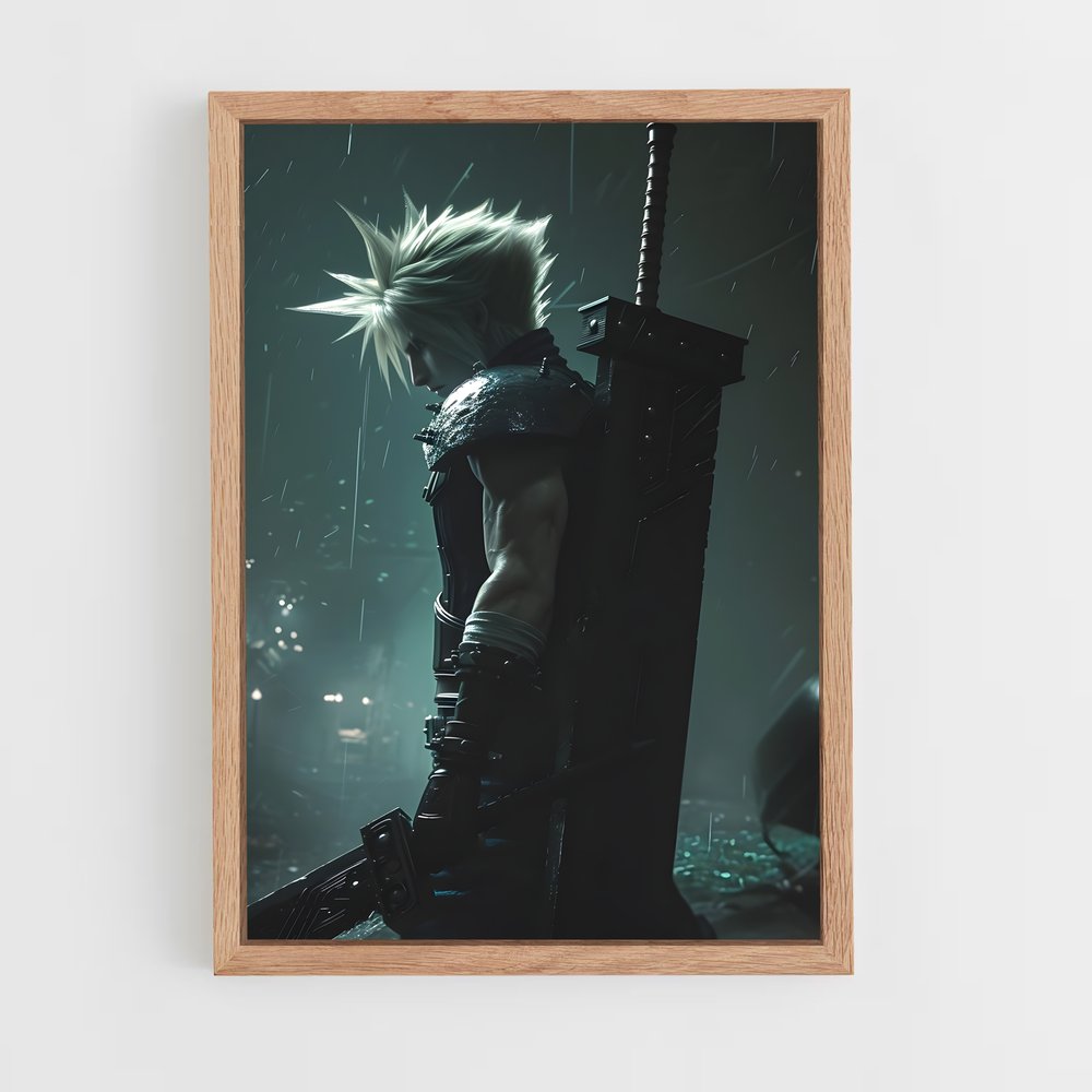 Poster L'Épée de l'Héroïque – affiche Final Fantasy (vue 4)